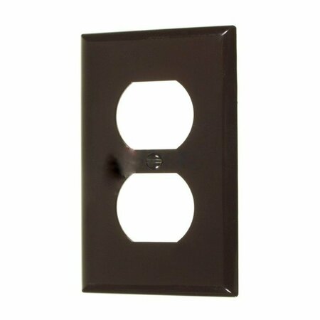 AMERICAN IMAGINATIONS Rectangle Coffee Electrical Receptacle Plate Plastic AI-37065